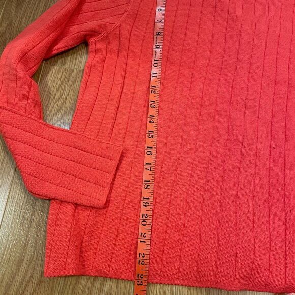 NWOT Eddie Bauer Knit Sweater Zip-Up in Pink - M - Picture 10 of 10